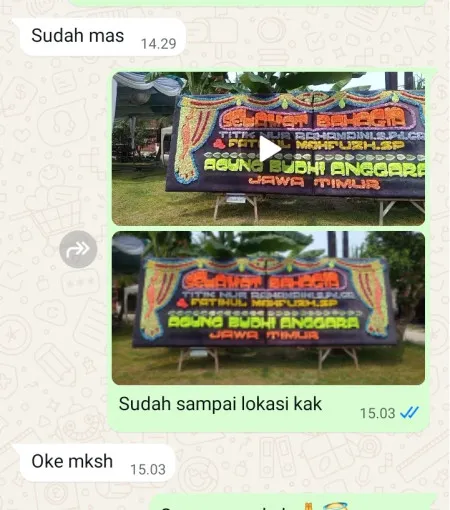 Pengiriman Papan Bunga Kotabaru Bekasi Barat