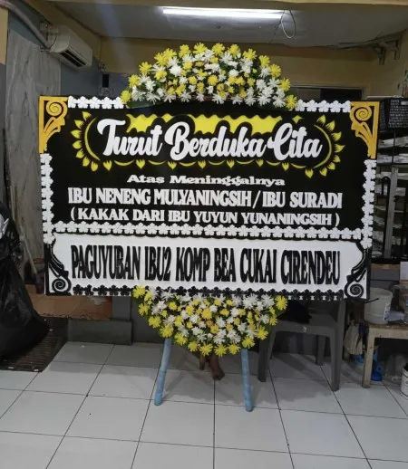 Papan Bunga Duka Kotabaru Bekasi Barat